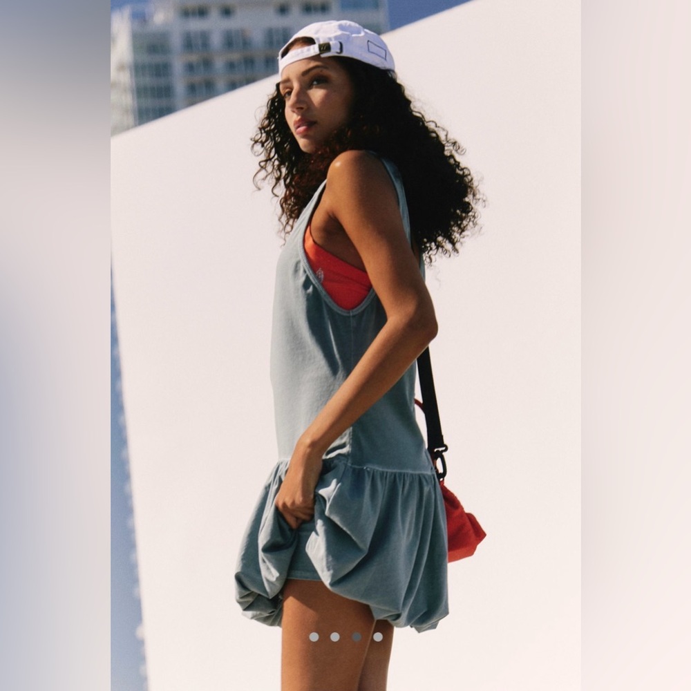 Free People Movement Hot Shot Bubble Set in Summer Storm Blue - Picture 3 of 8